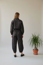 Conjunto JOT Milano Negro Lunares Turquesa