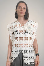 Camiseta Red Blanca Flore Tul broche - Nefelibata