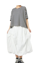 Camiseta Rayas Blanco y Negro Wendy Trendy