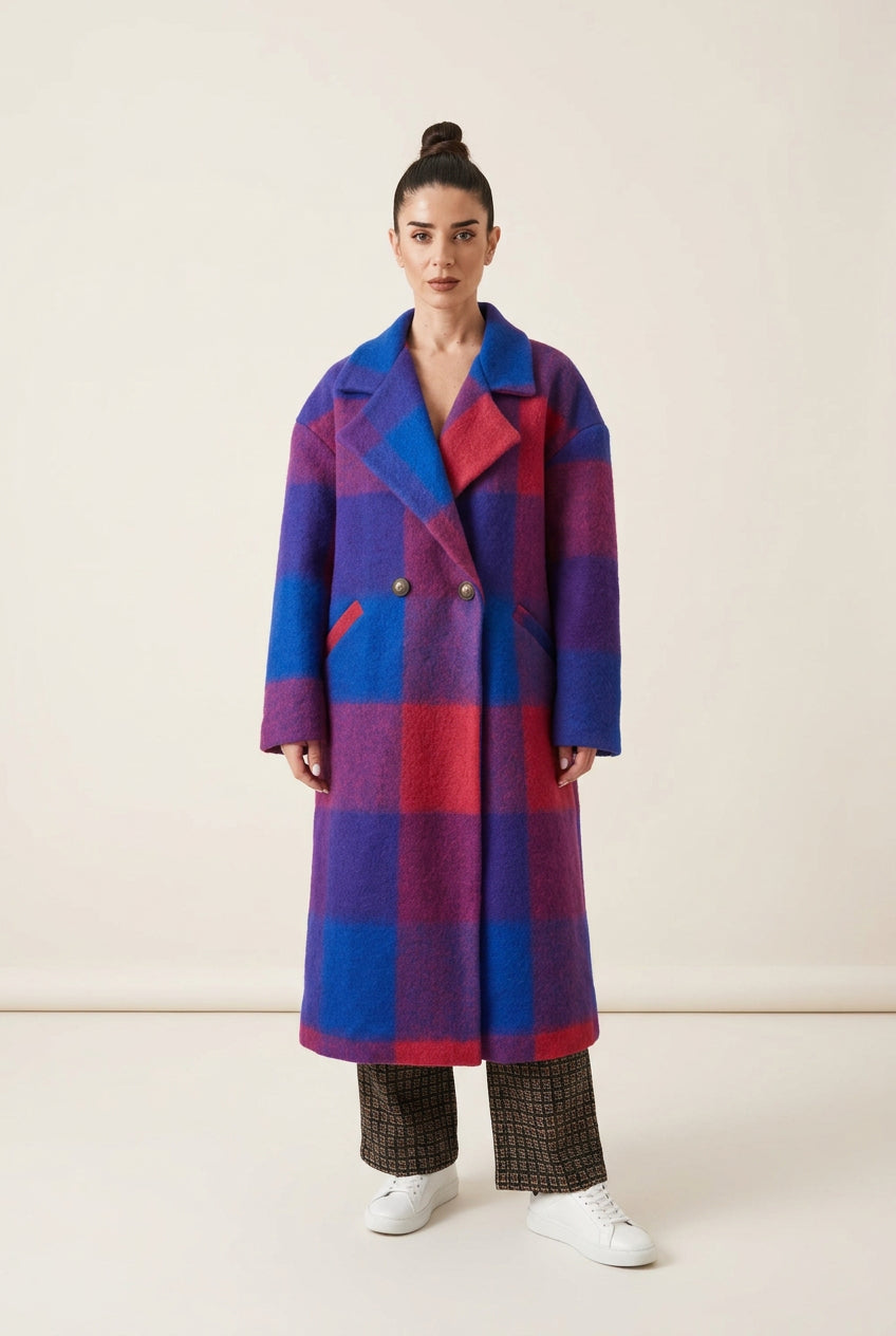 Abrigo largo multicolor Yolykke