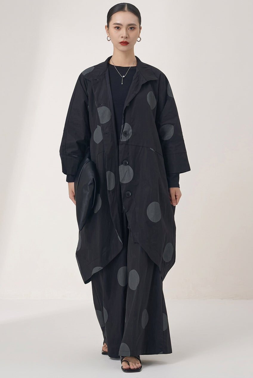 Camisa guardapolvo de lunares XL Nefelibata