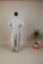 Pantalón Harem Drapeado Lyocell Lino |YOLYKKE