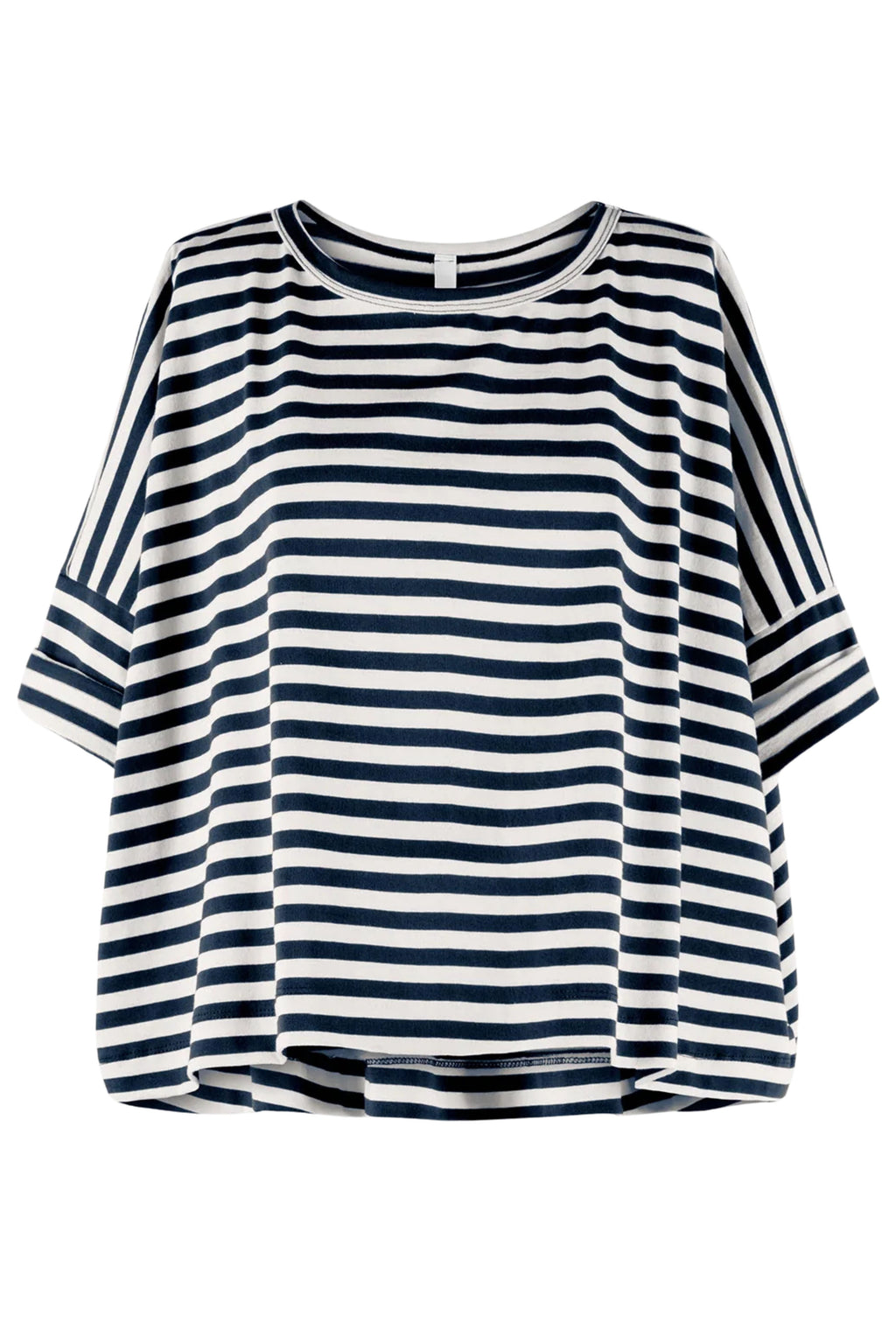 Camiseta Rayas Blanco y Negro Wendy Trendy