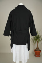 EXCLUSIVO Kimono Abrigo Bordado Geométrico Negro | Nefelibata