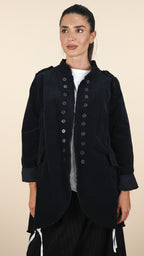 Chaqueta Wendy Trendy de Doble Hilera de Botones