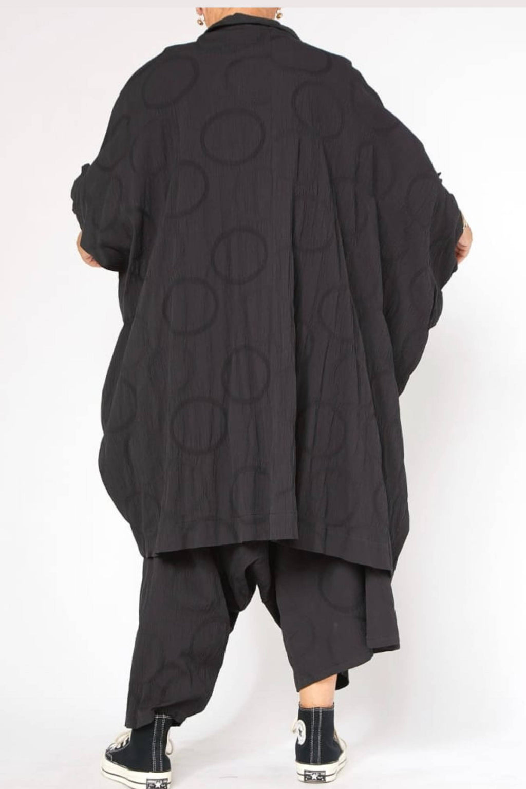 Kimono Wendy Trendy Crush Negro Círculos