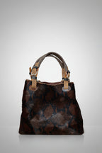 Bolso Cuero Italiano Pitón Bicolor LYKKE