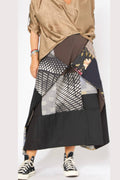 Falda Wendy Trendy Patchwork Única