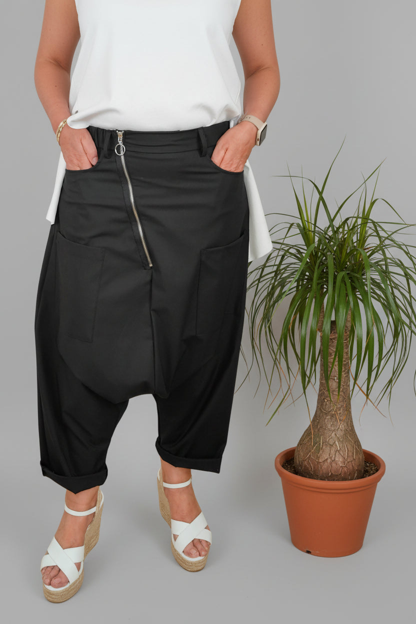 Pantalón Cremallera Cruzada Wendy Trendy