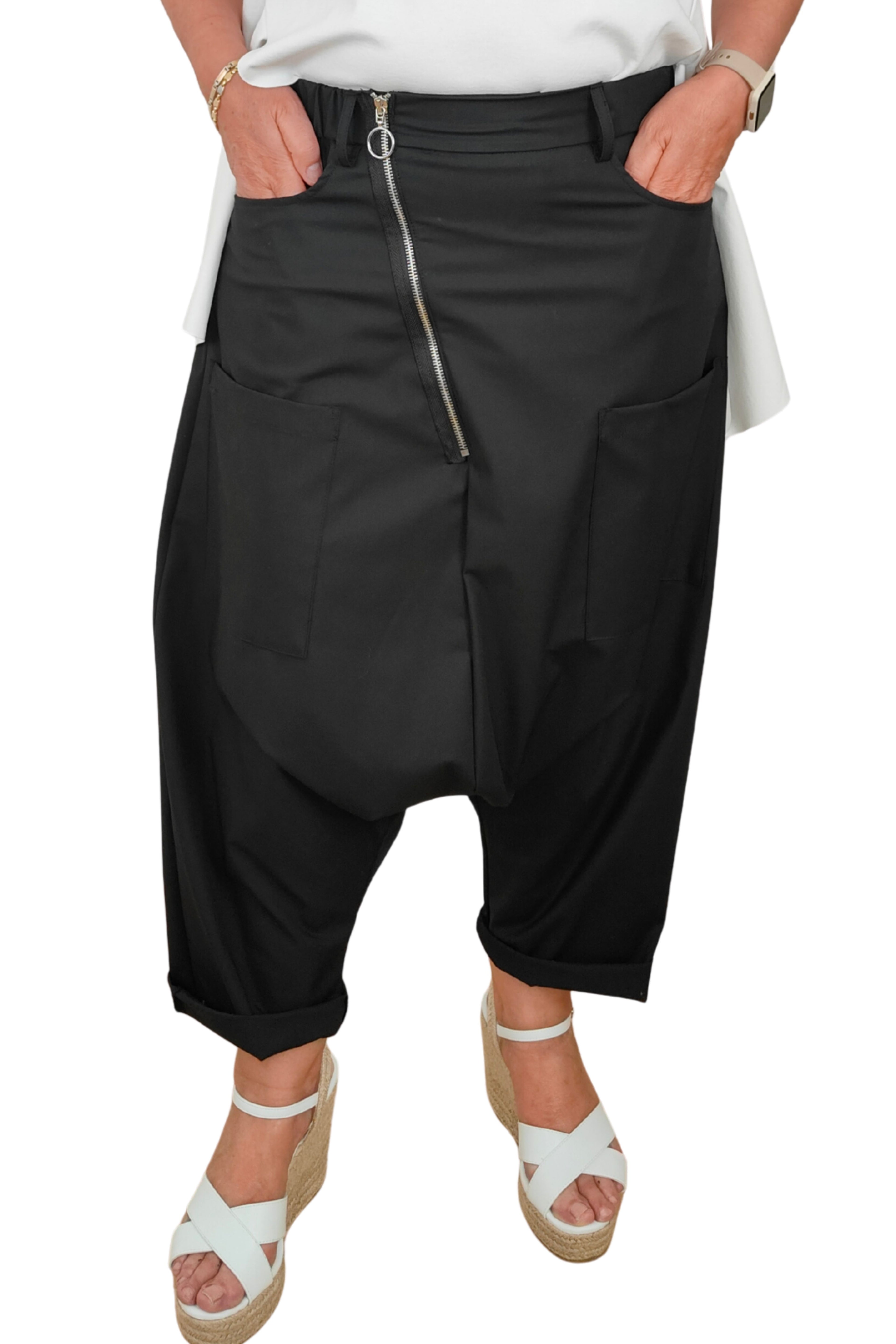 Pantalón Cremallera Cruzada Wendy Trendy