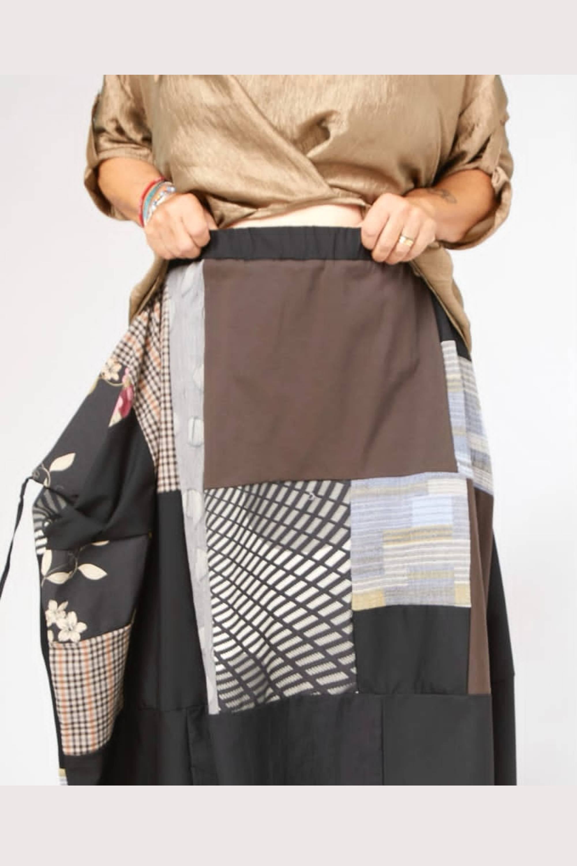 Falda Wendy Trendy Patchwork Única