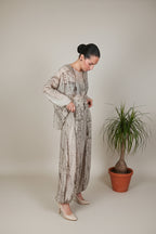 Camisa Oversize Pinceladas Manga Murciélago |YOLYKKE
