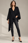 Blazer asimétrico negro YOLYKKE