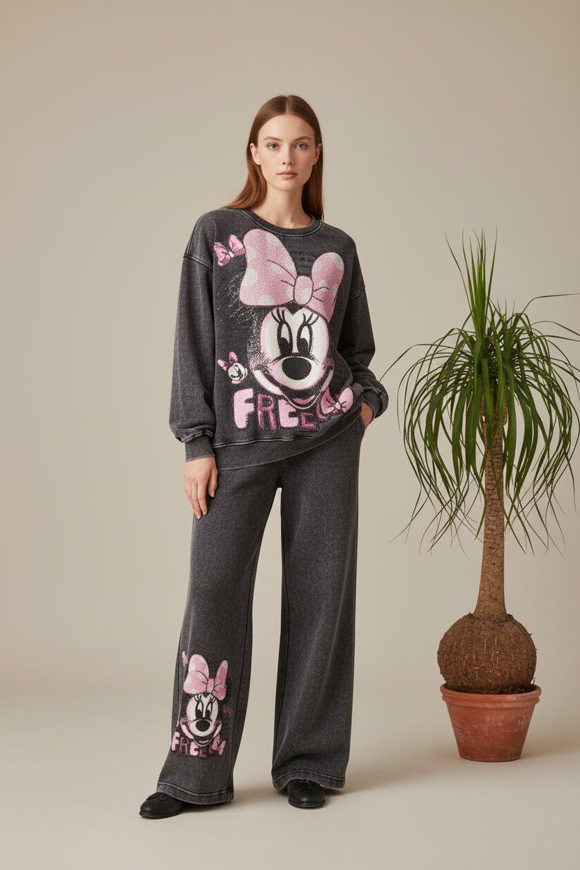 Edición Limitada Conjunto Chándal Minnie Free Gris