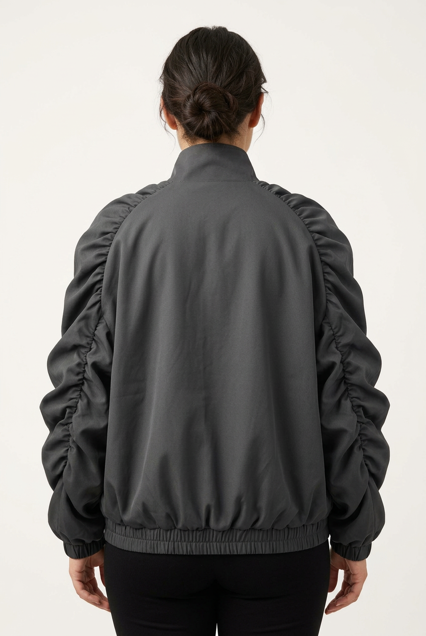 Chaqueta con mangas fruncidas Nefelibata