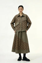 Conjunto de camisa y falda calada Nefelibata