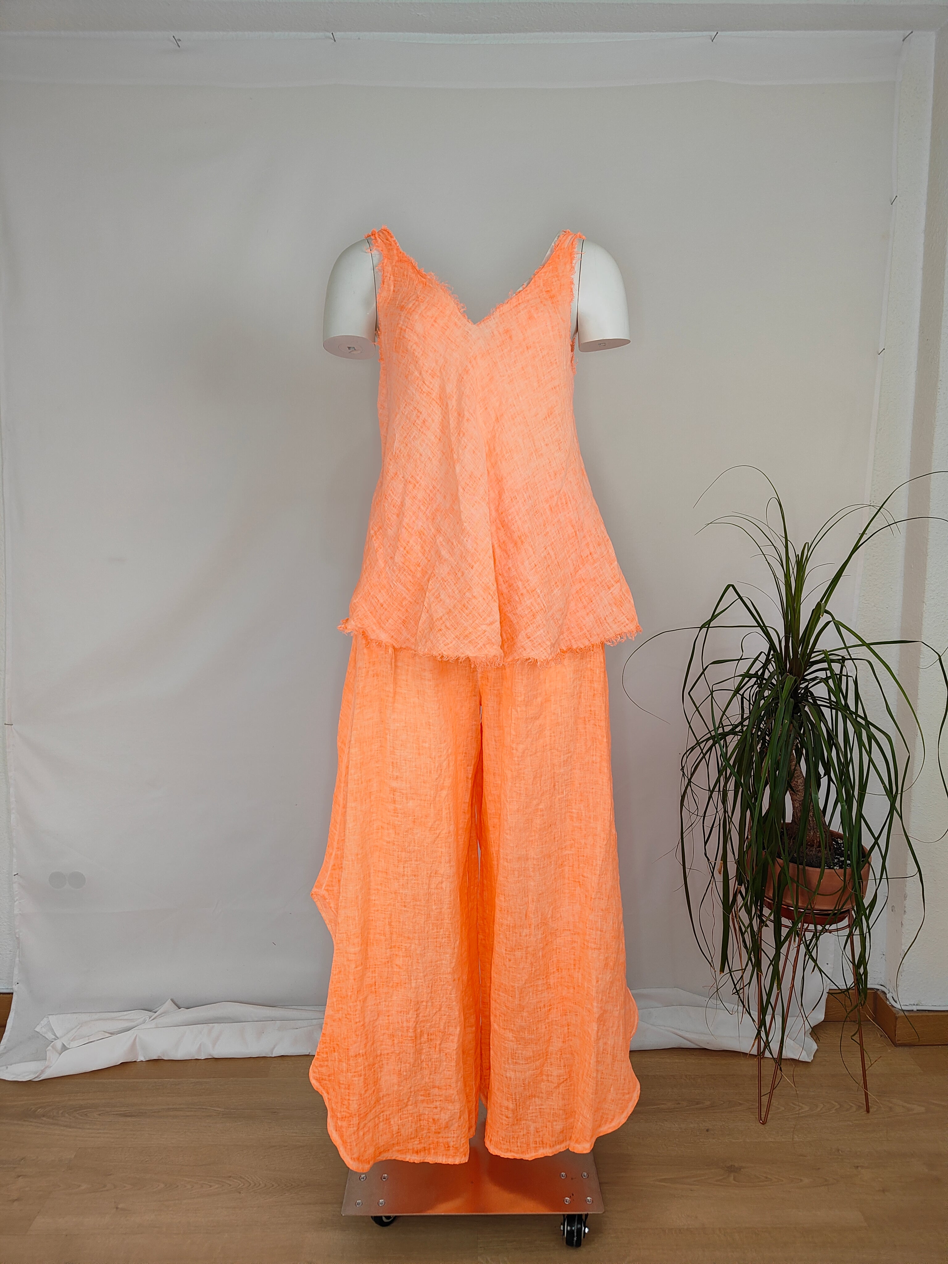 Top Tirantes Lino 100%