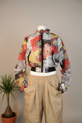 Bomber Crop Transparente Comic