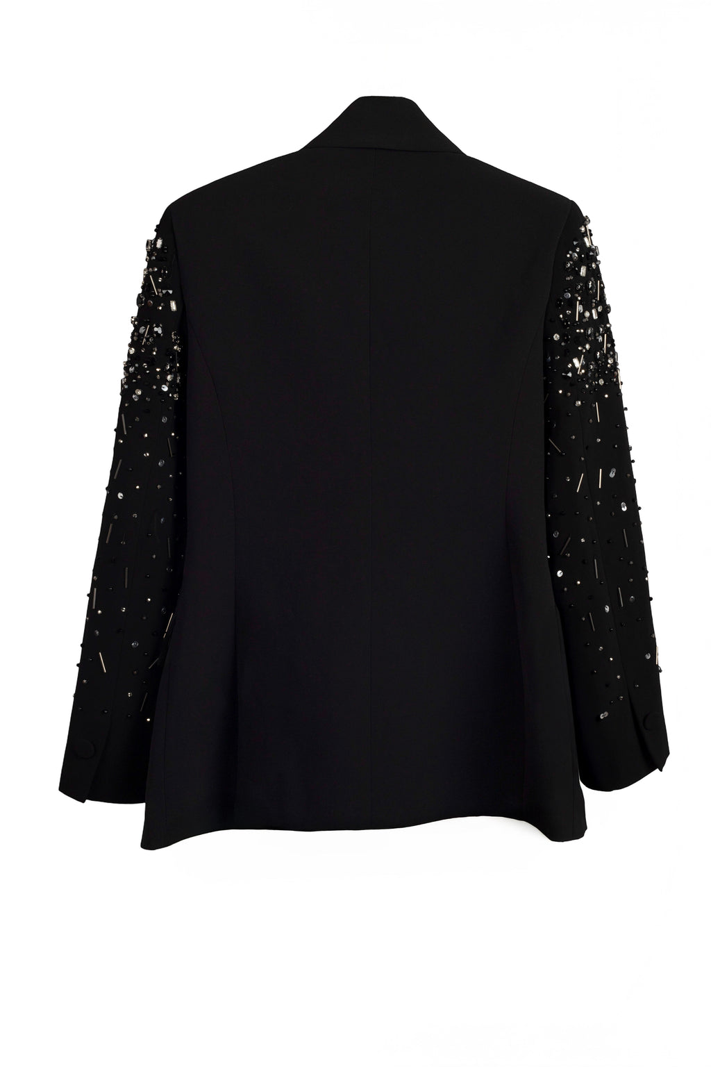 Blazer Lentejuelas Negra Cosidas Mano - Jot_Madrid