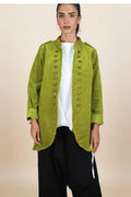 Chaqueta Wendy Trendy de Doble Hilera de Botones
