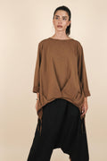 Camiseta Wendy Trendy Asimétrica con Picos Laterales