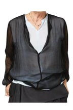 Blusa Transparente Negra/ Top Rosa /Celeste