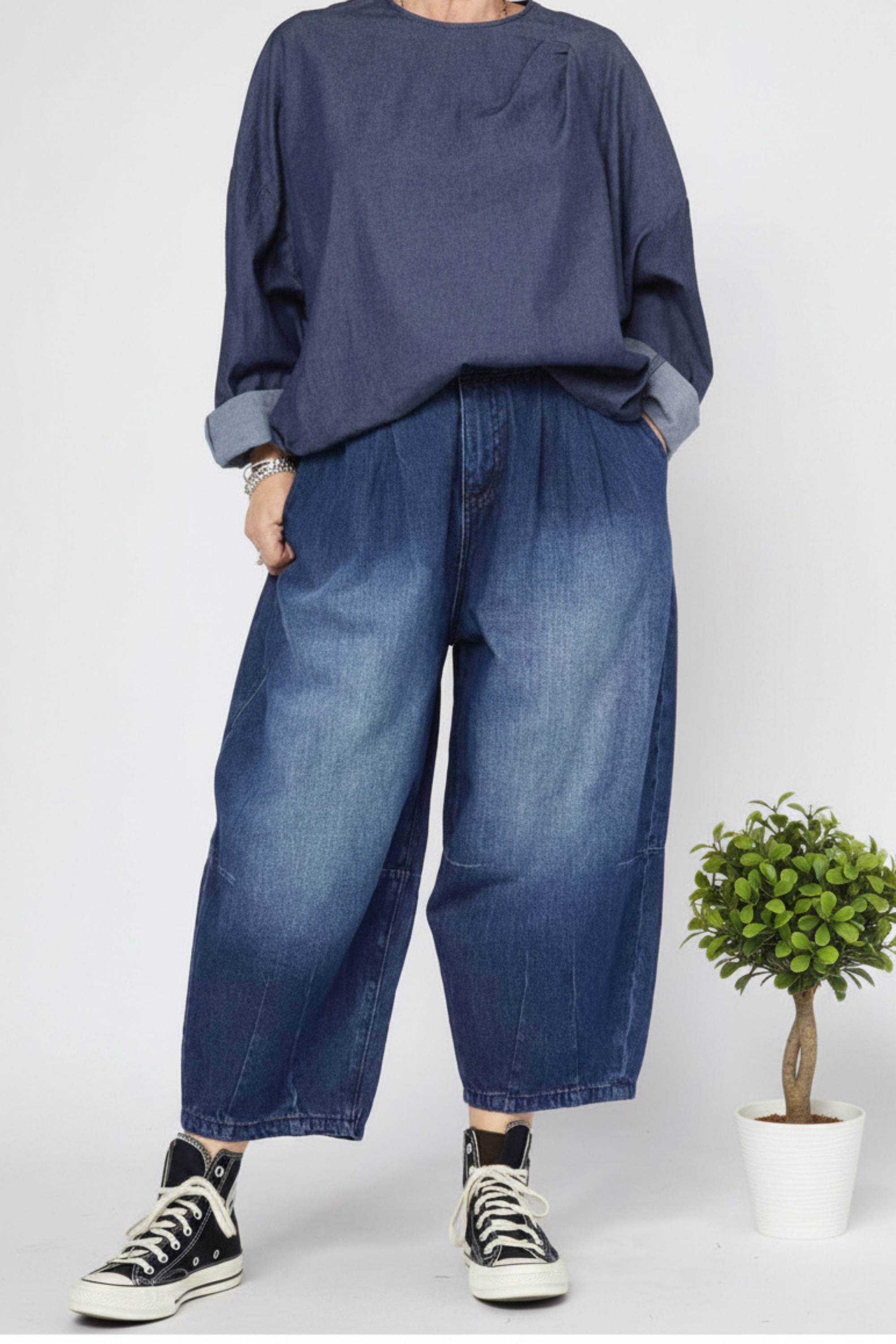 Jeans Ancho Wendy Trendy Estilo Globo