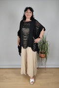 Poncho con Mangas y Flecos Jot_Madrid