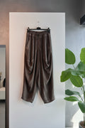 YOLYKKE | Pantalón Harem Drapeado Lyocell Lino