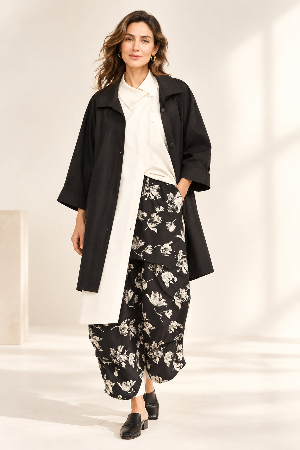 Chaqueta negra oversize Wendy Trendy