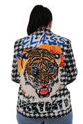 blazer con tigre en la espalda de jot_milano