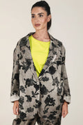 Blazer Yolykke Floreale con Ispirazione Giapponese