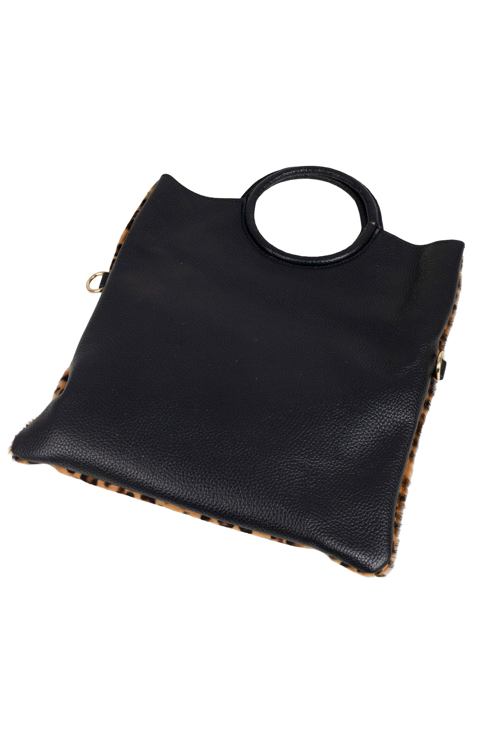 Bolso Capazo Estampado Leopardo con Bolso Interior