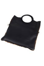 Bolso Capazo Estampado Leopardo con Bolso Interior