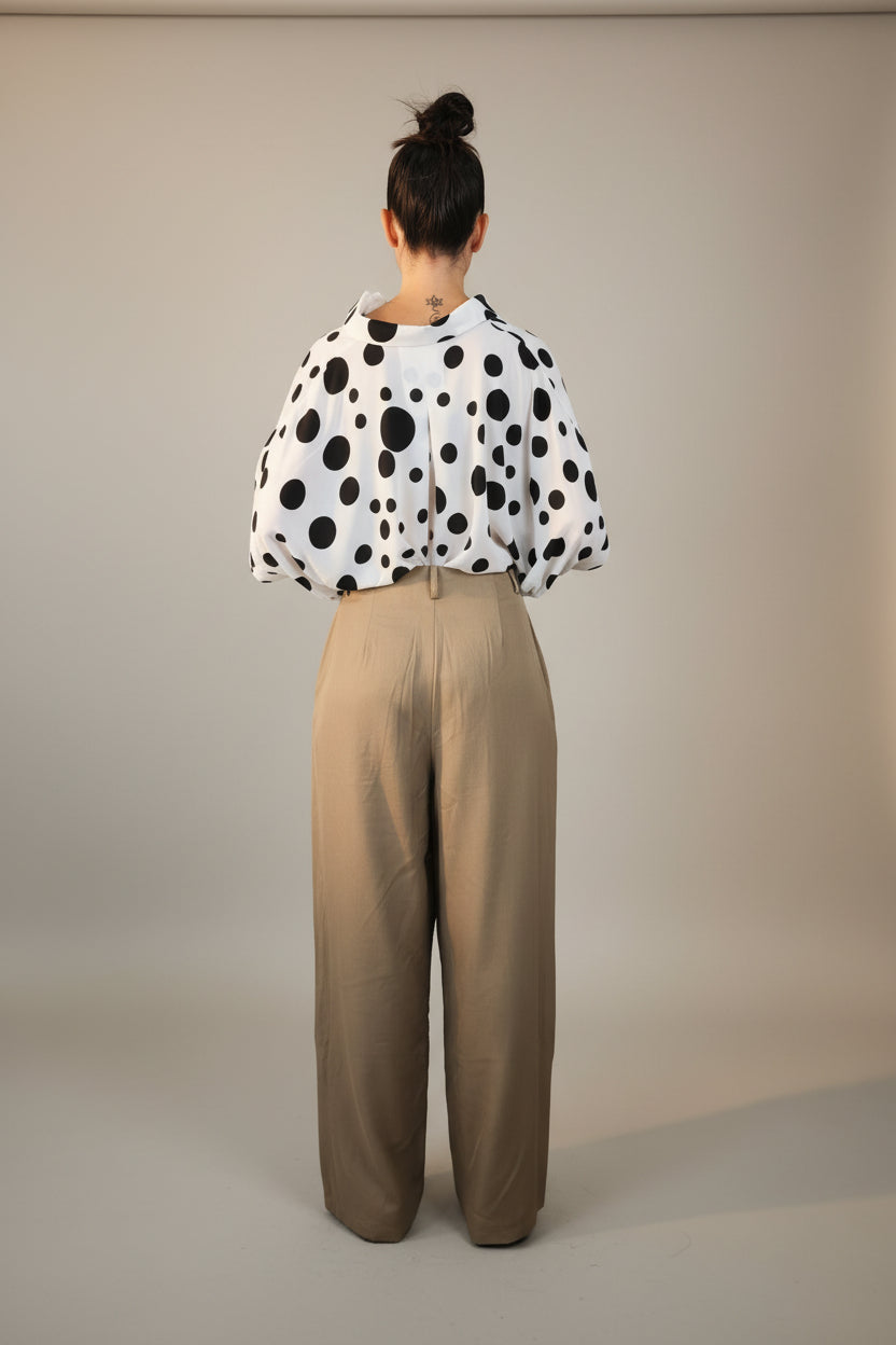 Pantalon Nefelibata drapé croisé