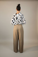 Pantalon Nefelibata drapé croisé