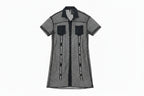 camisa de jot_milano de red negra y vivo plateado