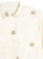 Chaqueta con detalles costuras cosidas en beige de jotmadrid LYKKE