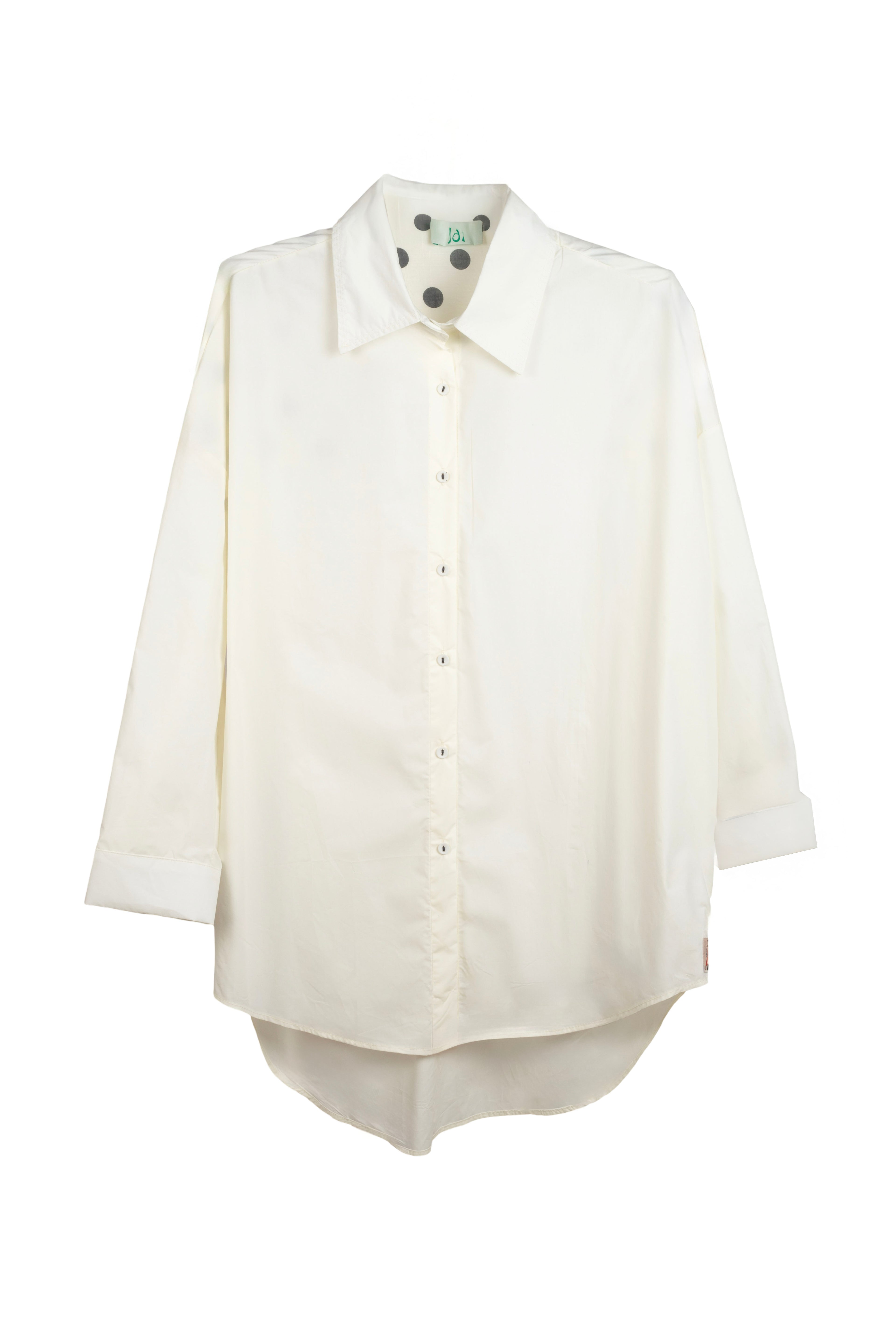 camisa jot_milano tipo globo con lunares en los hombros interior LYKKE