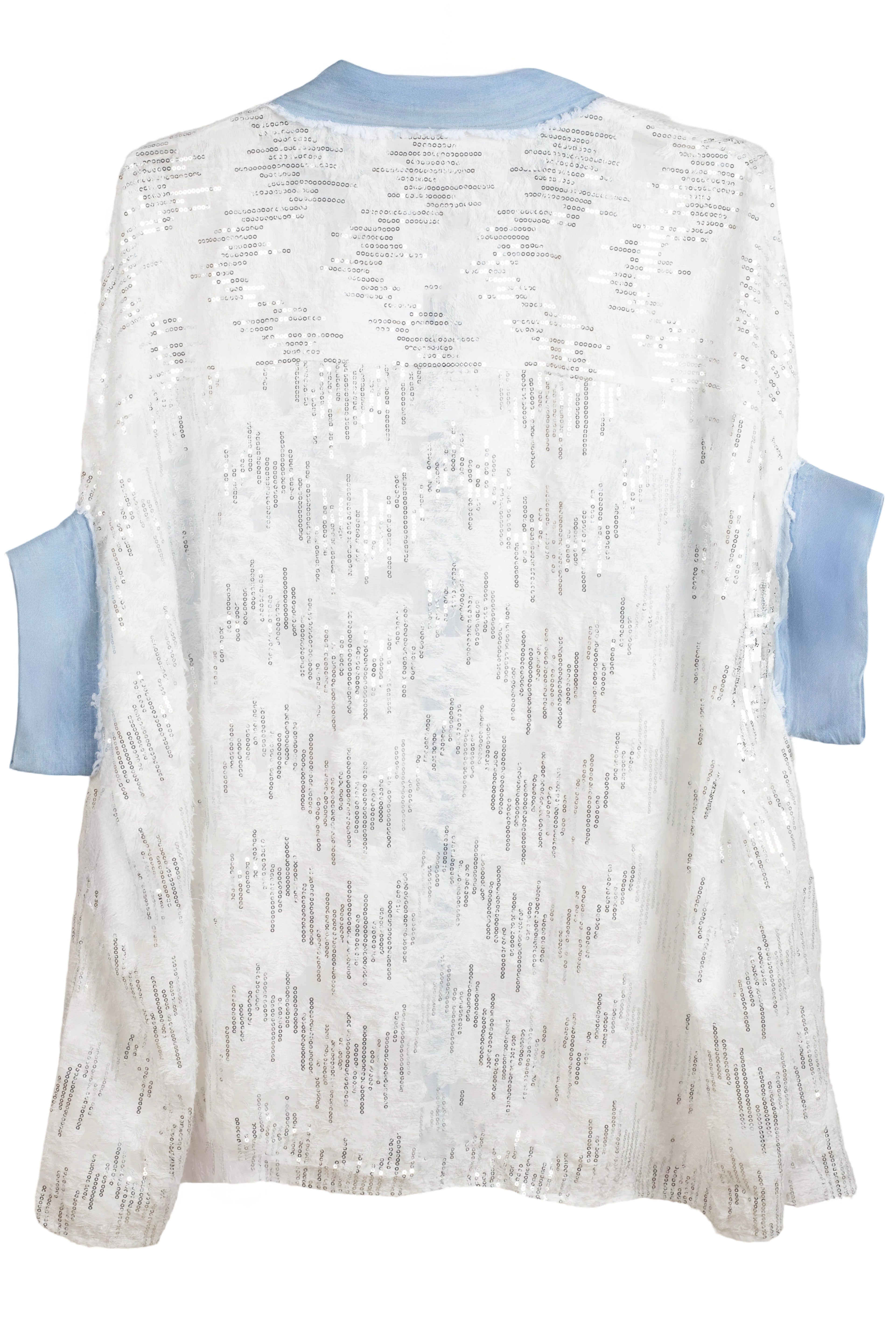 camisa de lentejuelas jot_madrid-con detalle vaquero