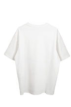 camiseta nefelibata glamour de brillos blanca trasera