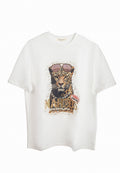 Camiseta nefelibata de tigre con brillos