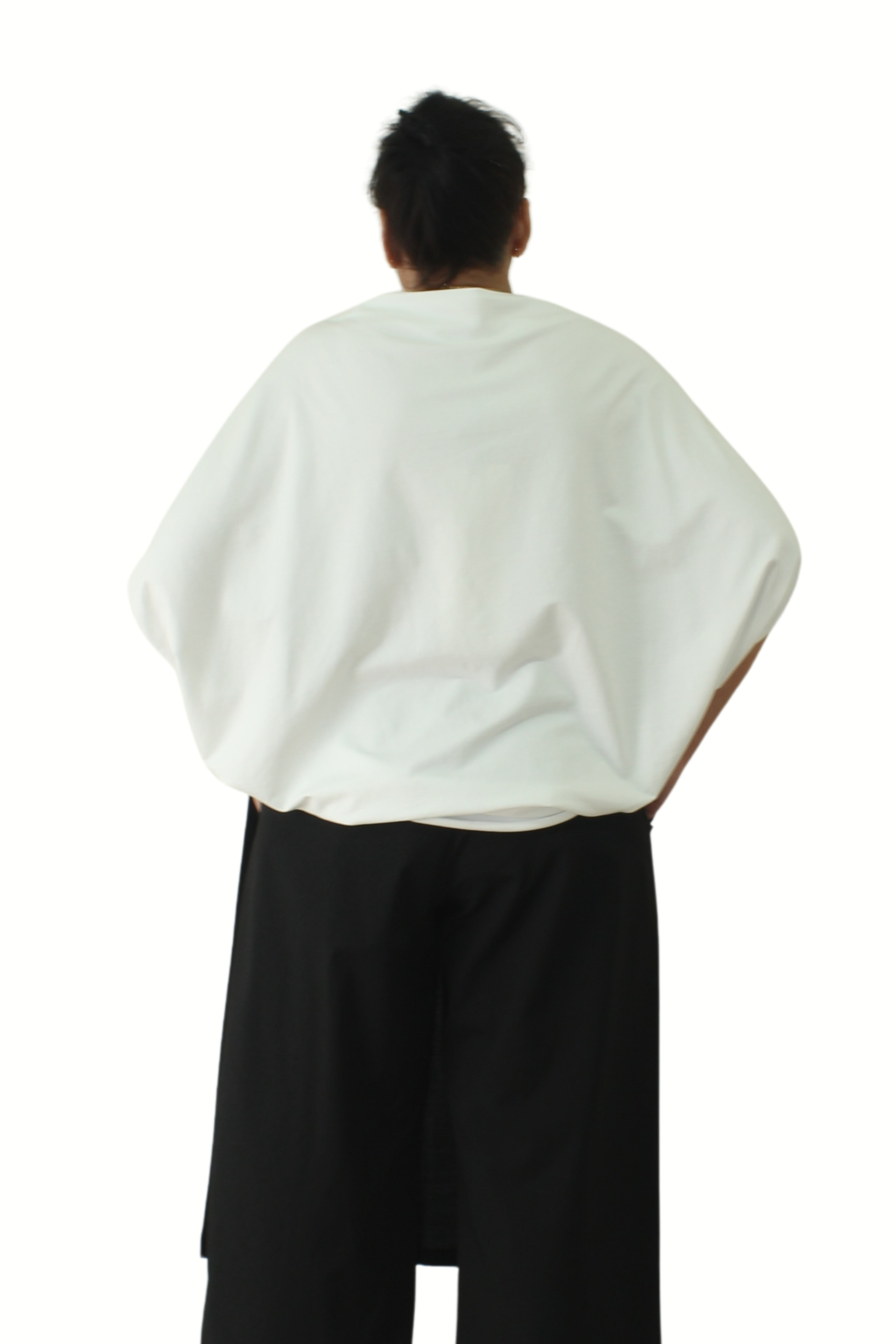 camiseta murciélago de Wendy trendy blanca