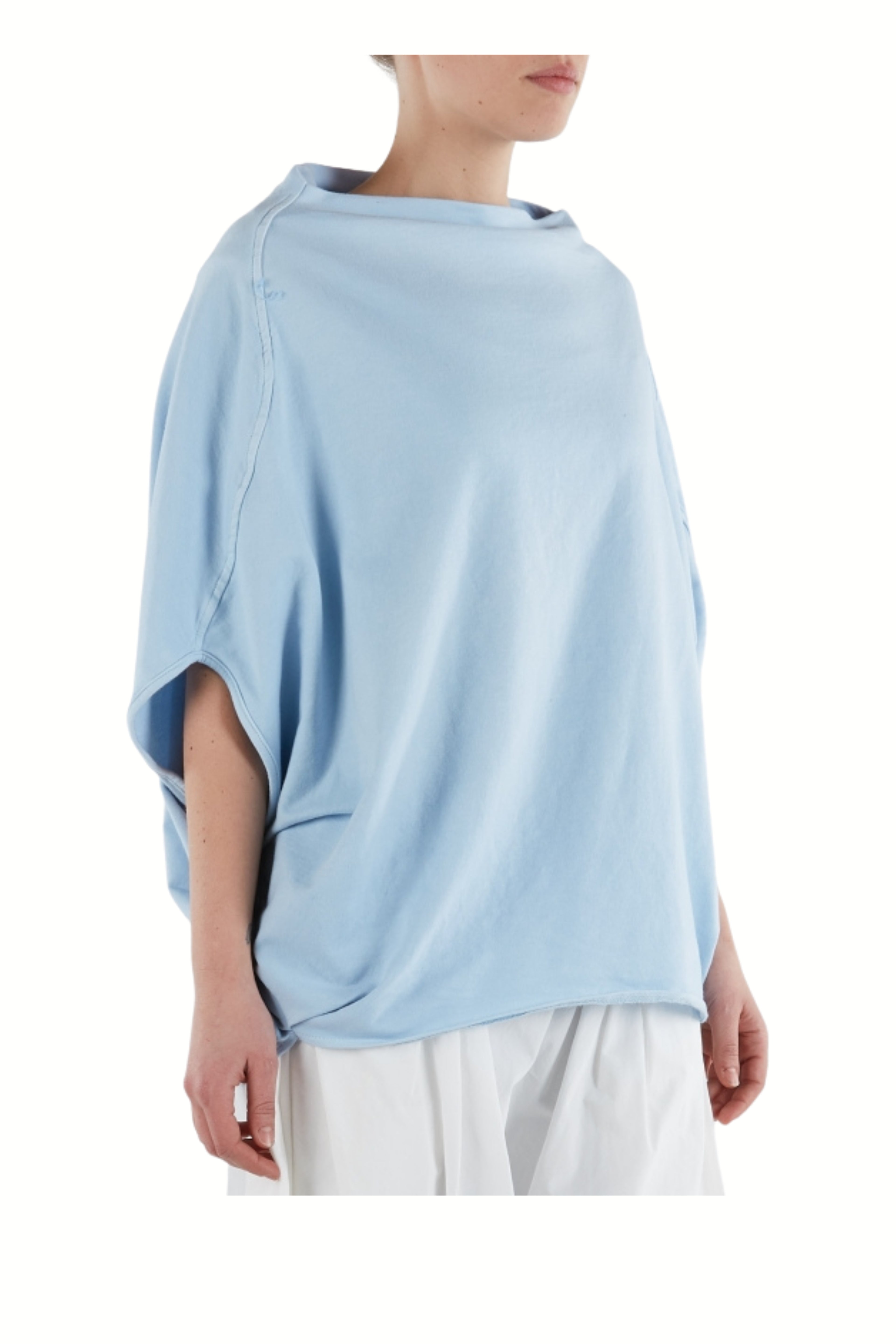 camiseta murciélago de Wendy trendy celeste