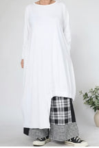 camiseta wendy trendy larga con bolsillos