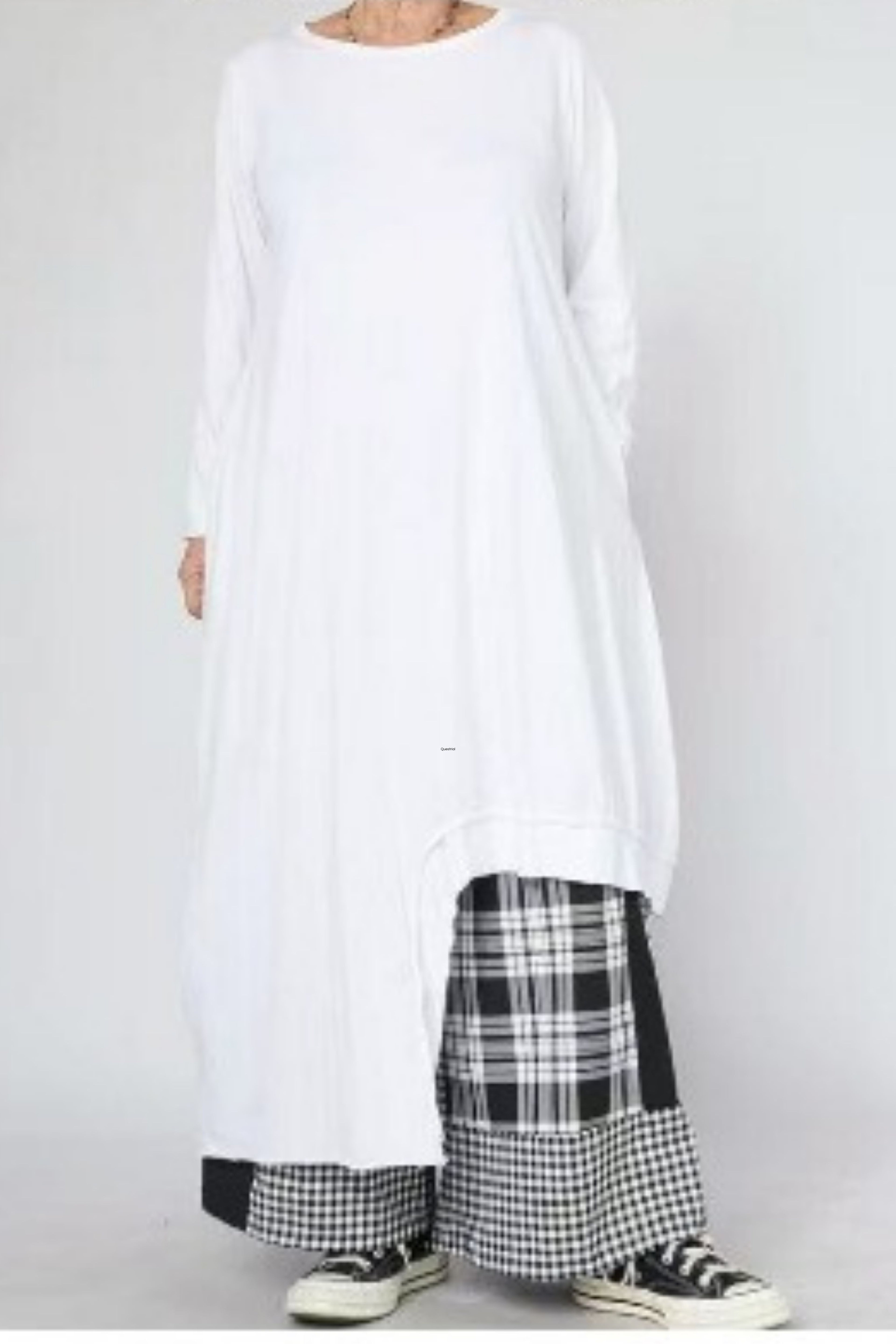 camiseta wendy trendy larga con bolsillos