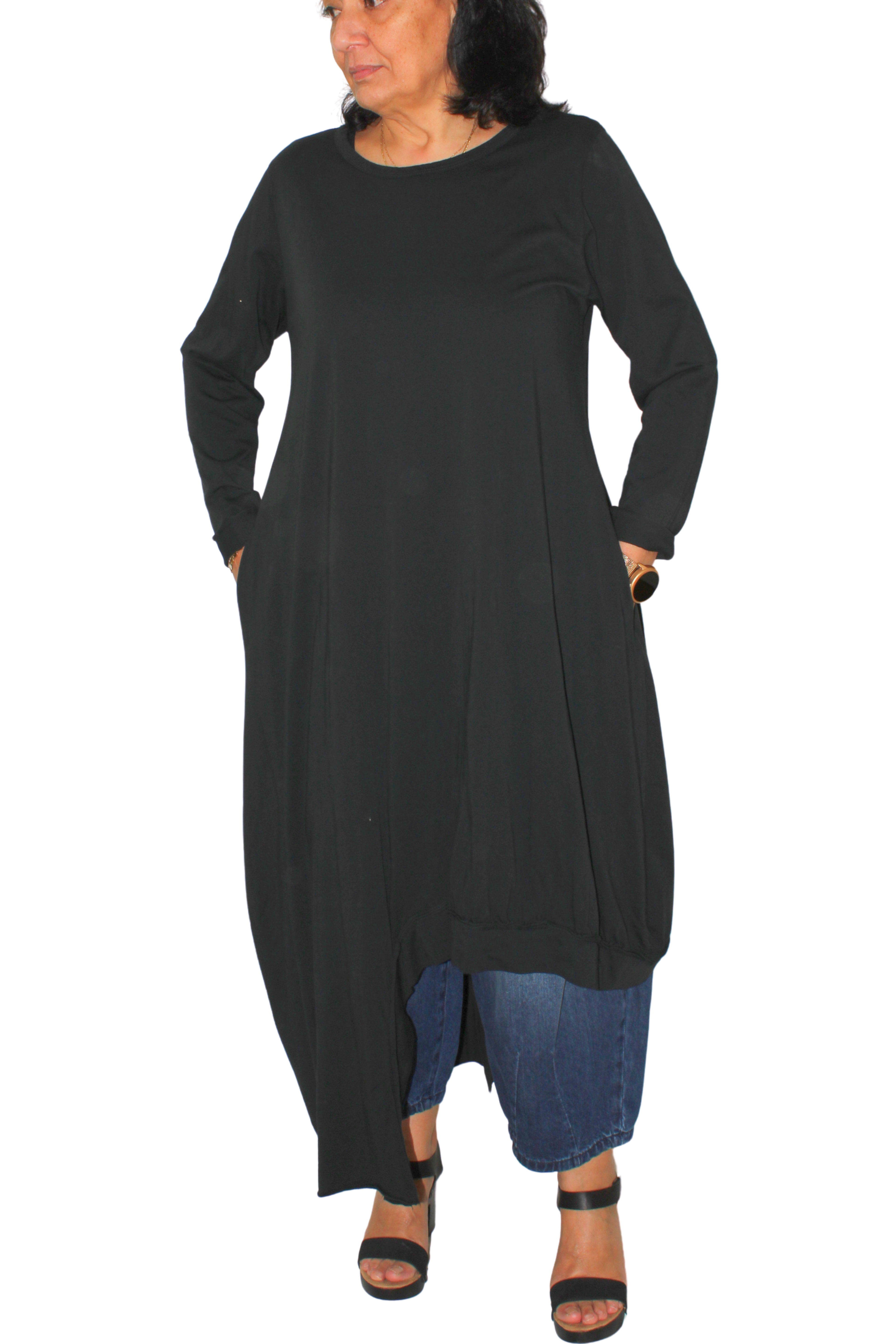 camiseta wendy trendy larga asimetrica