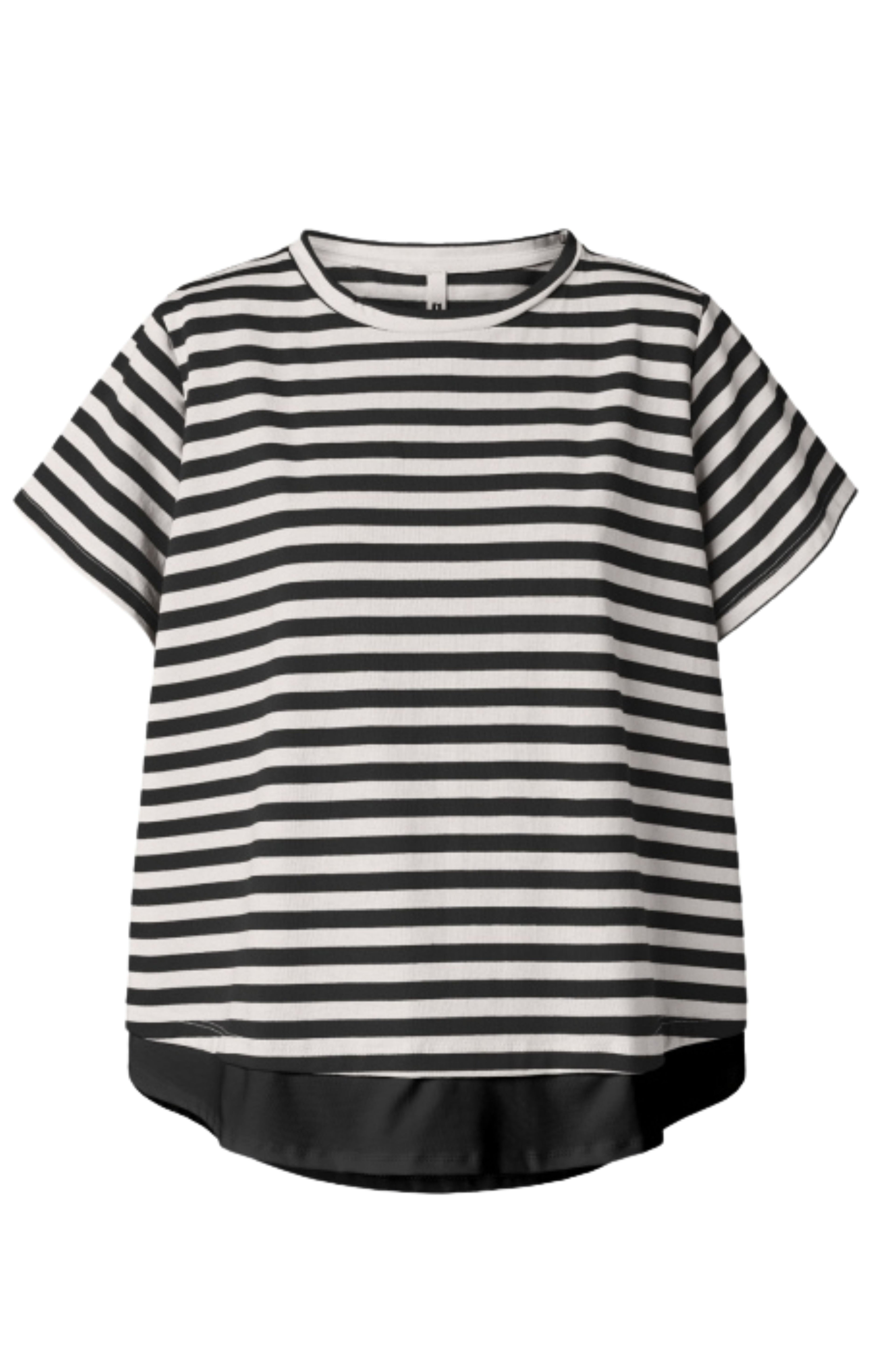 camiseta wendy trendy rayas bajo textura