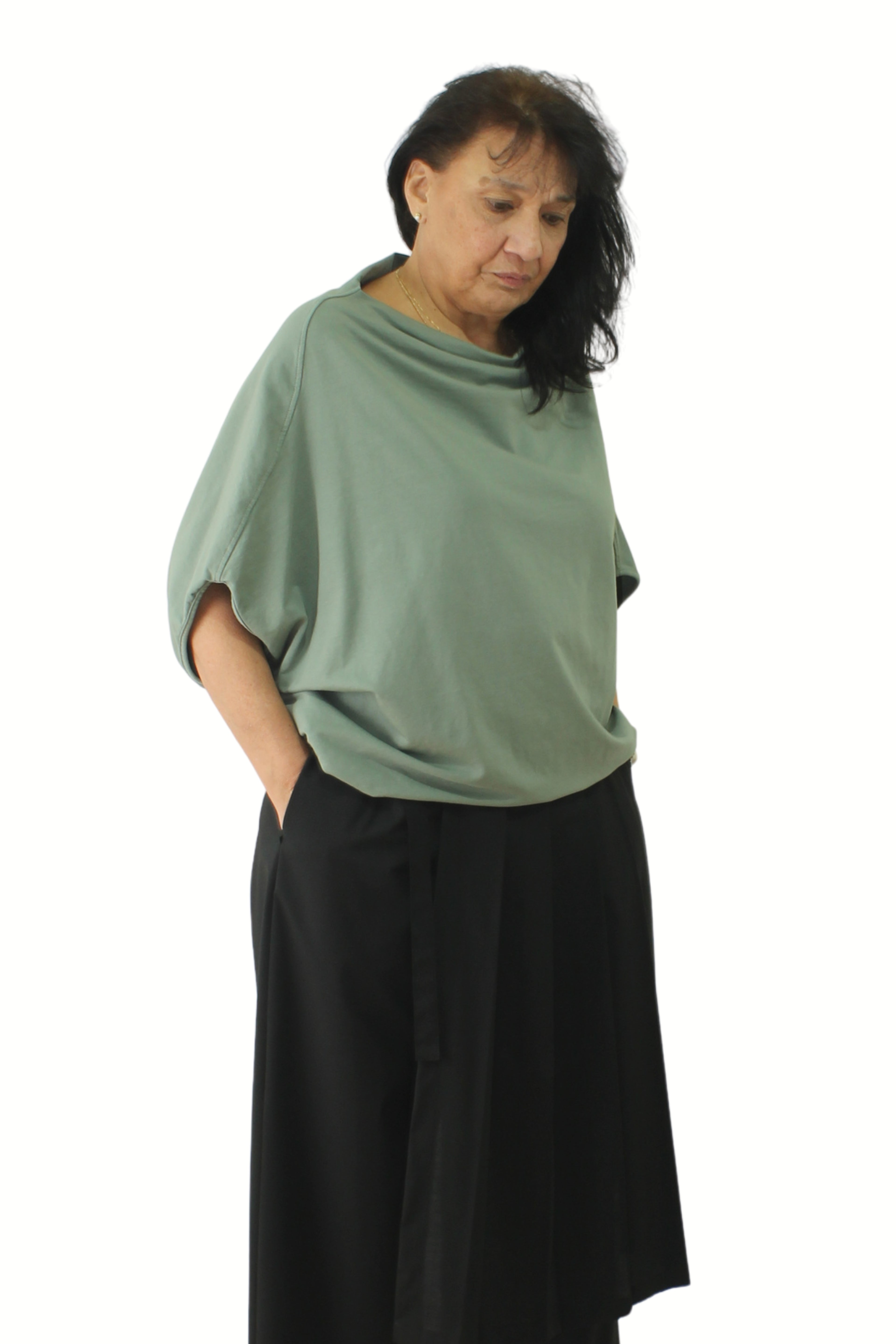 camiseta murciélago de Wendy trendy verde