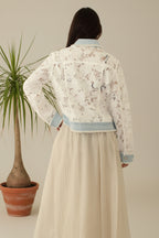 Chaqueta Vaquera Encaje Blanco - Jot_Madrid LYKKE
